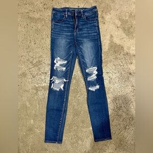 American Eagle Next Level Stretch High Rise Jegging 8 Long